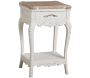 Table de nuit en manguier blanc