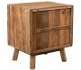 Table de nuit en pin recyclé REWOOD - 359