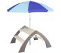 Table de pique-nique enfant avec parasol Kylo