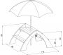 Table de pique-nique enfant avec parasol Kylo - 6