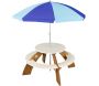 Table de pique-nique enfant avec parasol Orion