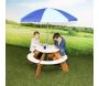 Table de pique-nique enfant avec parasol Orion - AXI