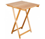 Table pliante 60 x 60 cm en bois