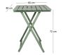 Table pliante 60 x 80 cm en bois - 7