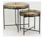 Table d'appoint Cerf en métal et bois - 5