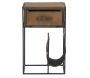 Table porte-revue en cuir - 215
