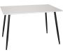 Table de repas en MDF et acier 120 x 80 cm Polar - VEN-0589