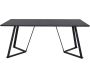 Table de repas acier et MDF Marina 180 x 90 cm - VEN-0134