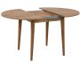 Table repas en aggloméré avec allonge Vina - HANAH HOME