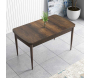 Table de repas en aggloméré avec pieds en métal Han - HANAH HOME