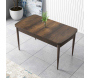 Table de repas en aggloméré avec rallonge Zen - HANAH HOME