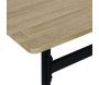 Table repas en bois et métal Loka - 73,90