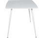 Table de repas en MDF et acier 120 x 80 cm Polar - 109