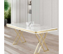 Table de repas design 130 x 80 cm Vals - HANAH HOME
