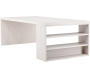 Table de repas 230 x 110 cm avec étagères Mika - VEN-1035