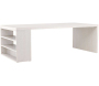 Table de repas 230 x 110 cm avec étagères Mika