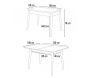 Table de repas extensible Dolunay - ASI-2724