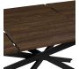 Table repas extensible en bois et métal 6 à 8 personnes Tiffany - 7