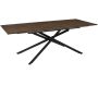 Table repas extensible en bois et métal 6 à 8 personnes Tiffany