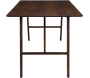 Table de repas en hévéa 120 x 80 cm Kaseidon - 399
