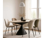 Table repas en métal et MDF Space 180 x 90 x 76 cm - MAURO FERRETTI
