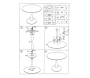 Table repas en métal et MDF 120 x 76 cm - 8