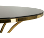 Table de repas en métal et verre Shanty 100 x 80 cm - 6