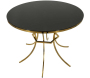 Table de repas en métal et verre Shanty 100 x 80 cm - 299