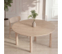 Table de repas ovale 130 x 110 x 75 cm Hilo - VENTURE HOME