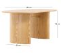 Table de repas ovale 140 x 90 cm Isolde - 7