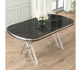 Table de repas ovale pieds en croix Zae - HANAH HOME