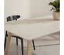 Table de repas 200 x 90 cm en pierre frittée Estelle - 5