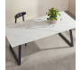 Table de repas 200 x 90 cm en pierre frittée Estelle - 6