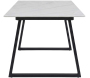 Table de repas 200 x 90 cm en pierre frittée Estelle - VEN-1231