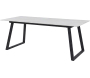 Table de repas 200 x 90 cm en pierre frittée Estelle - 5
