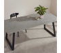 Table de repas 200 x 90 cm en pierre frittée Estelle - 589
