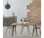 Table repas plateau en bois Indus - THE HOME DECO FACTORY