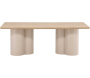 Table de repas rectangulaire 210 x 100 cm Olivia - VEN-1218
