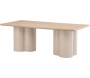 Table de repas rectangulaire 210 x 100 cm Olivia - 5