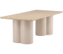 Table de repas rectangulaire 210 x 100 cm Olivia