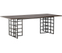 Table de repas rectangulaire 220 x 100 cm Ystad