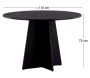 Table de repas ronde ⌀110 cm Bootcut - 9