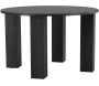 Table de repas ronde en MDF Juno 120 x 75 cm