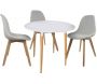 Table repas ronde 76 cm Scandi - CMP-1293