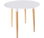 Table repas ronde 76 cm Scandi