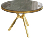 Table de repas ronde pieds métal Mos