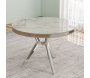 Table de repas ronde pieds métal Mos - HANAH HOME