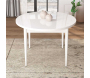 Table de repas ronde avec pieds métal Tor - HANAH HOME