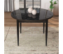 Table de repas ronde avec pieds métal Tor - HANAH HOME