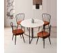 Table de repas ronde pliante Yaprak - HANAH HOME